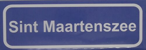 Fridge Magnet Town sign Sint Maartenszee