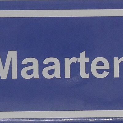 Imán de nevera Town sign Sint Maartenszee