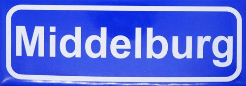 Fridge Magnet Town sign Middelburg
