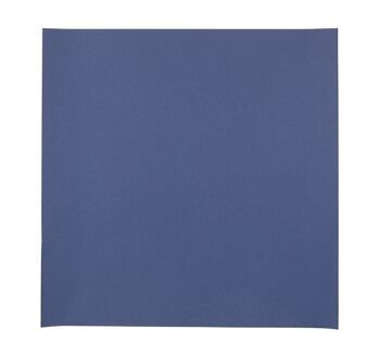 Papier uni Mahé 2 – 1 feuille 30,5x30,5 – Bleu Indigo 1