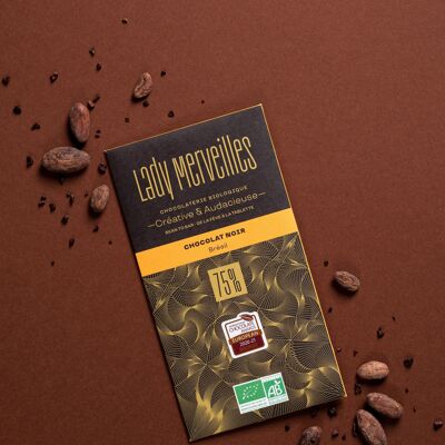 Cioccolato fondente 75% cacao BRASILE Fagiolo al bar