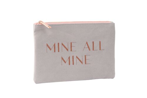 Grey 'Mine All Mine' Bag