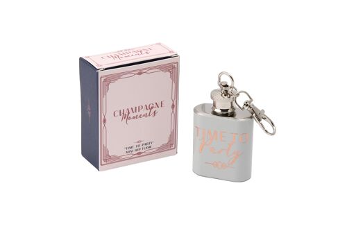 CM 'Time To Party' Mini Hip Flask