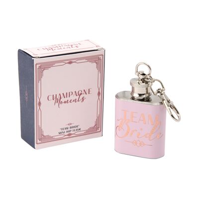 CM 'Team Bride' Mini Hip Flask