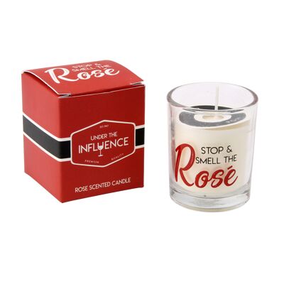 Stop And Smell The Rose Wine Candle