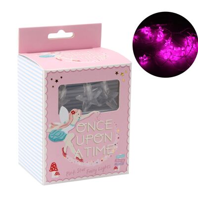 Once Upon A Time Pink Star String Lights