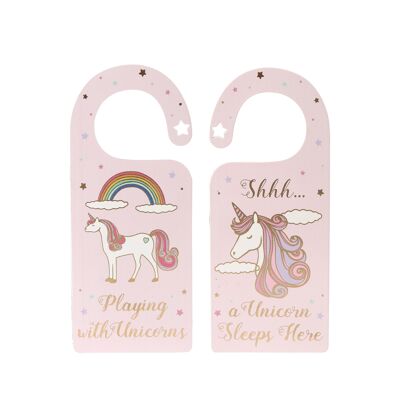 Cloud Nine Unicorn Door Hanger