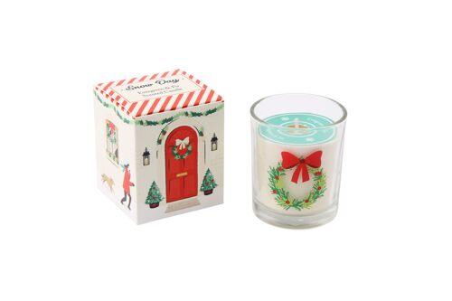 Joy to the World Boxed Candle