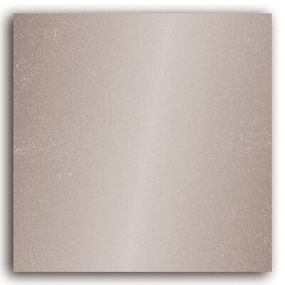 1 Carta Mahé 30,5x30,5cm Effetto specchio argento