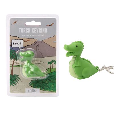 Eureka Torch Keyring - Dinosaur