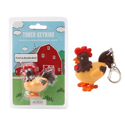 Eureka Torch Keyring - Cockerel