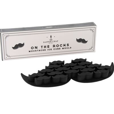 Dapper Chap 'On The Rocks' Moustache Ice Mould