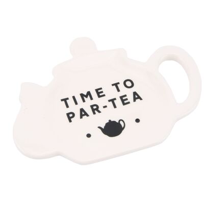 Loft 'Time To Par-Tea' Ceramic Tea Bag Holder