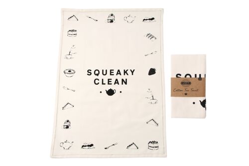 Loft 'Squeaky Clean' Cotton Tea Towel