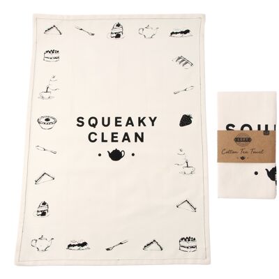 Loft 'Squeaky Clean' Cotton Tea Towel