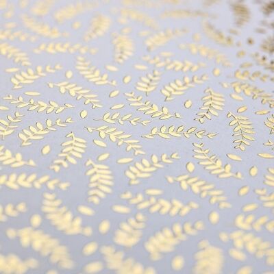 1 Mahé paper 30x30 white gold foliage