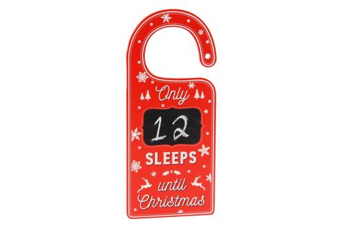 Christmas 'Only ... Sleeps Until Xmas' Door Hanger