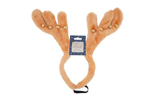 PFT Dog Reindeer Antler Headband