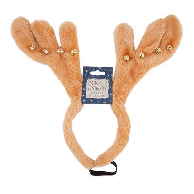 PFT Dog Reindeer Antler Headband