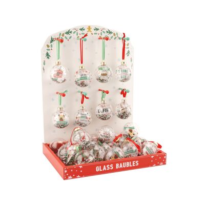 72 Piece JTTW Glass Bauble Deal - 9 Per Design