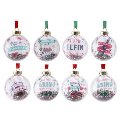 Stock Only - GB03344 - JTTW Glass Baubles