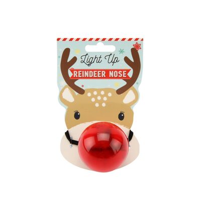 Joy to the World Flashing Reindeer Nose