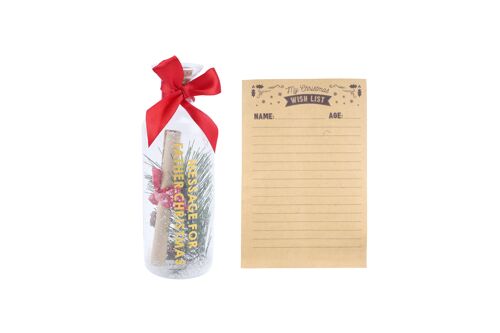 Joy To The World Christmas Wish List In A Bottle