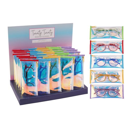 5 Assorted Hollographic Case Glasses