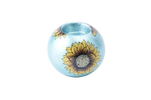 Sunflower Ceramic Circular Candle Holder