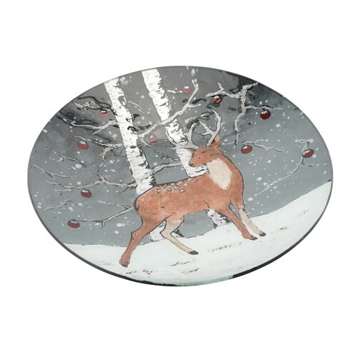 Stag Glass Large Bowl