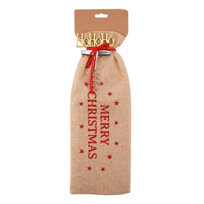 JTTW 'Merry Christmas' Bag & Bottle Opener Set