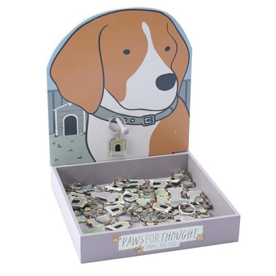 45 Piece Paws For Thought Enamel Dog Tag Deal