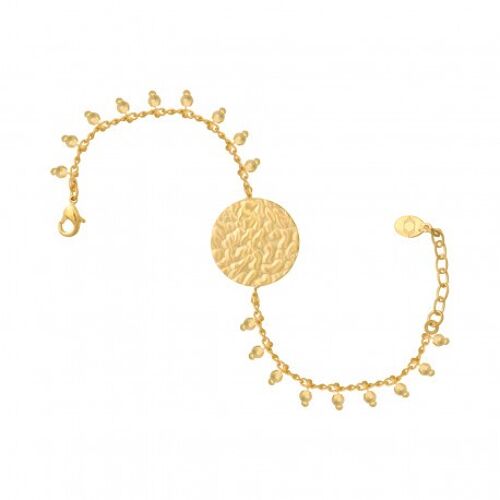 Bracelet COLLECTION CONSTANCE RHEA plaque or