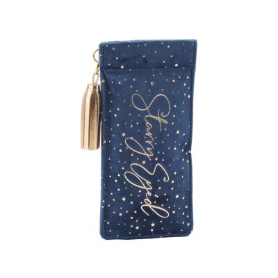 Navy Voila 'Starry Eyed' Glasses Case