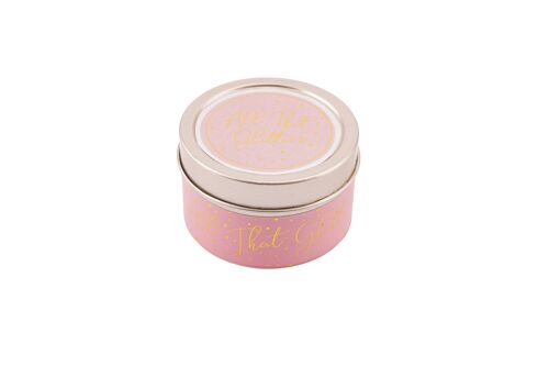 Pink 'All That Glitters' Candle