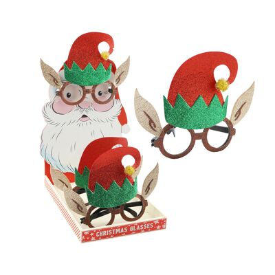 48 Piece Glitter Elf Glasses Deal