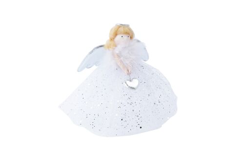 Christmas Angel Tree Topper - Silver