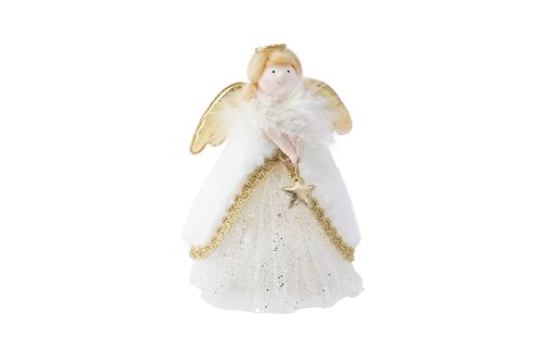 Christmas Angel Tree Topper - Gold