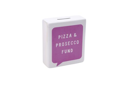MTE 'Pizza & Prosecco ' Money Bank