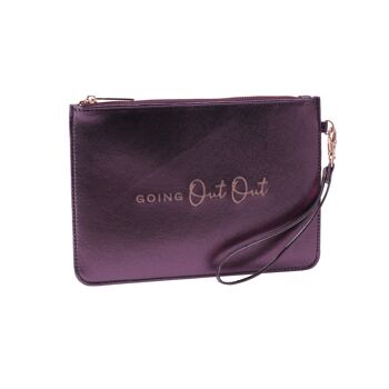 Trousse de beauté WR Metallics Prune 'Going Out Out' 1