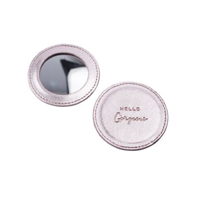 WR Metallics Cosmos Pink Compact Mirror