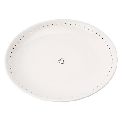 Send With Love Ceramic Round Dish