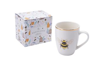 Tasse en porcelaine « Bee Happy » de l'apiculteur 1