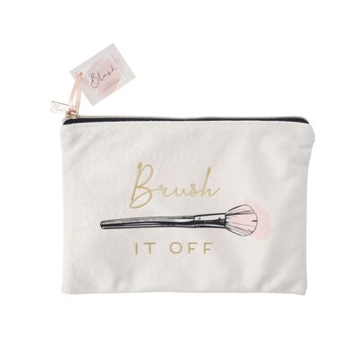 Blush 'Brush It Off' Beauty Bag