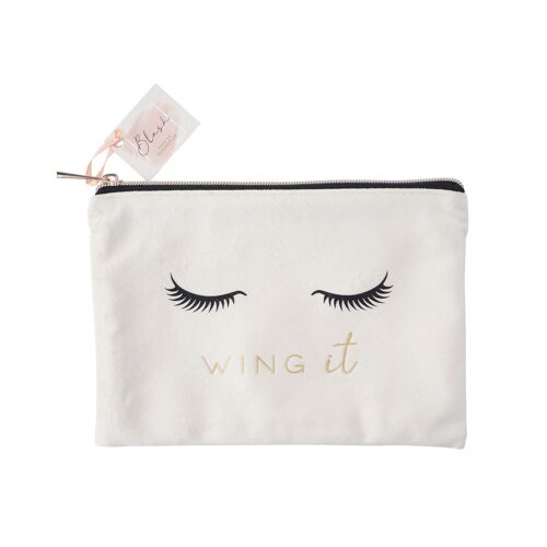 Blush 'Wing It' Beauty Bag