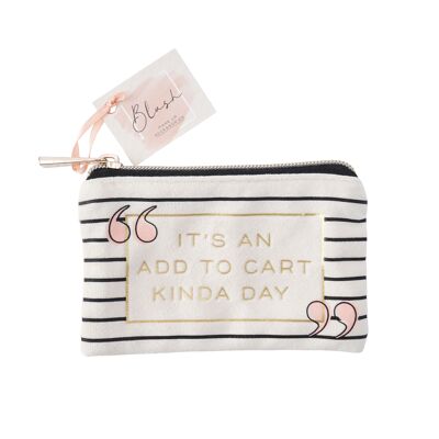 Blush 'It's An Add To Cart Kinda Day' Purse