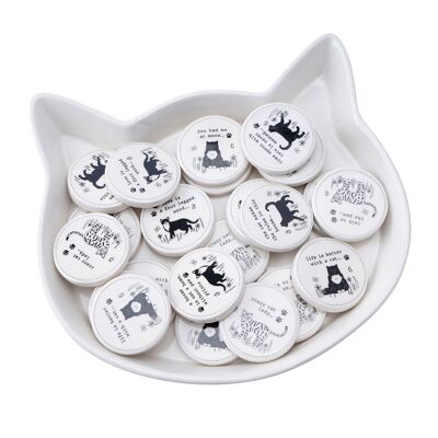 Woofs & Whiskers 8 Assorted Ceramic Cat Tokens