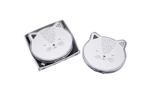 Woofs & Whiskers Cat Compact Mirror
