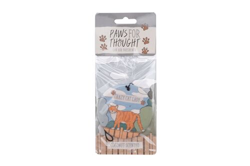 Paws For Thought 'Crazy Cat Lady' Air Freshener