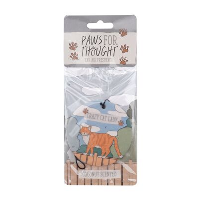 Paws For Thought 'Crazy Cat Lady' Air Freshener